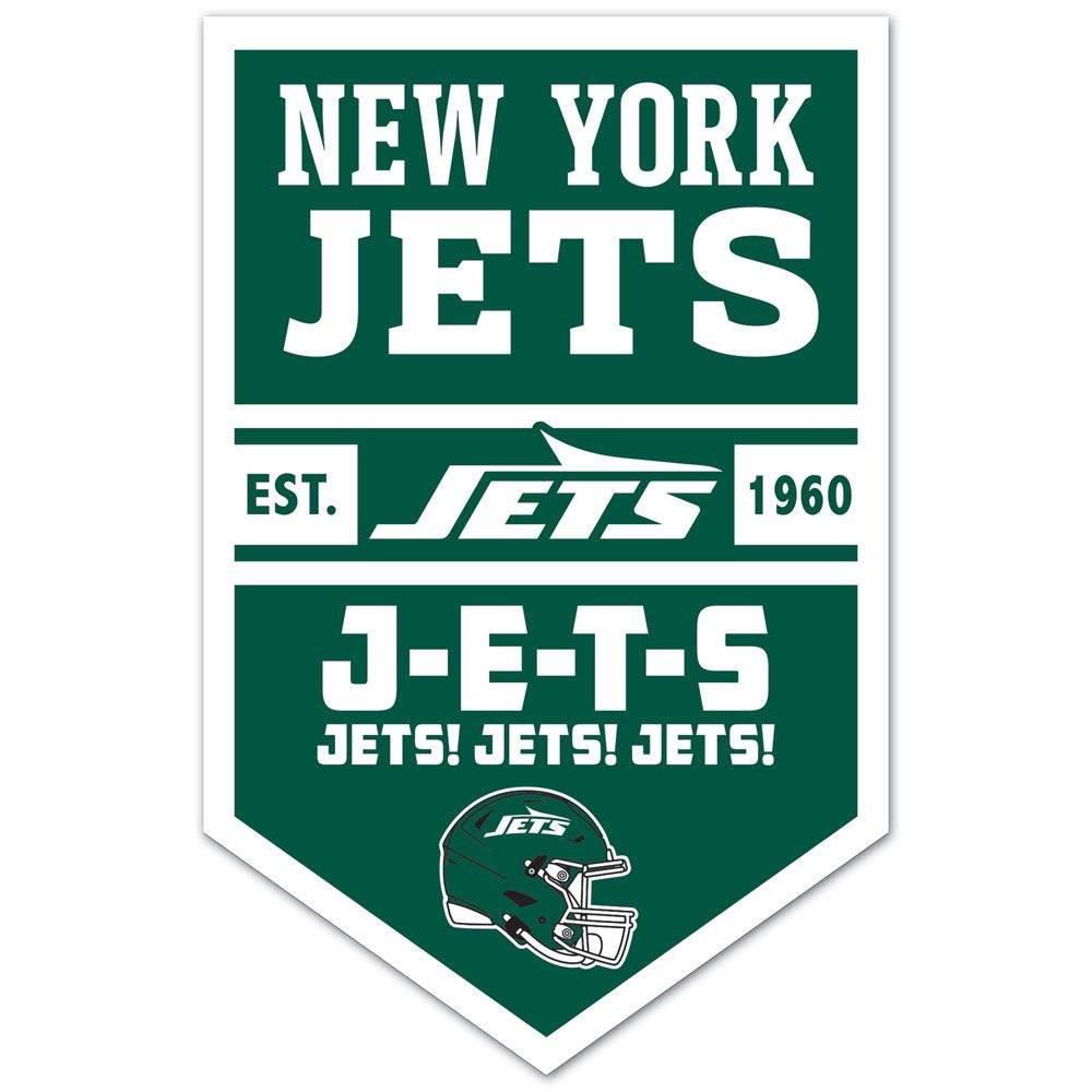 New York Jets 11x17 Premium Wood Chevron Sign for Fan Cave - ToylandEU