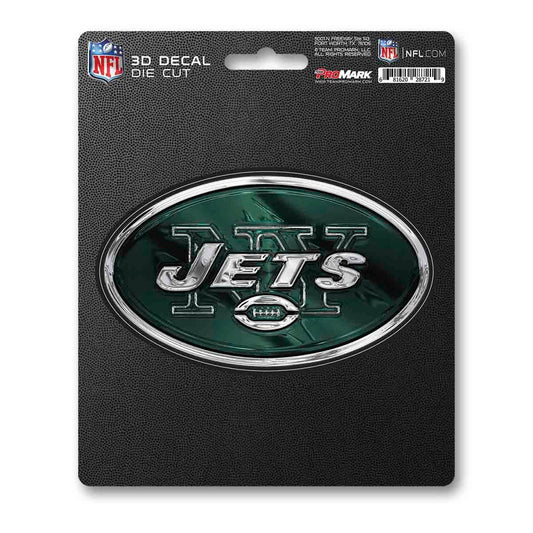 New York Jets 3D Die Cut Decal Logo 5x6.25 Inches Official - ToylandEU