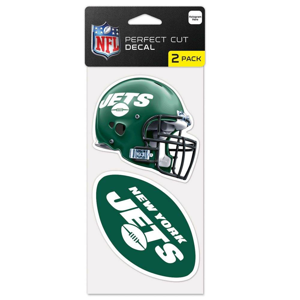 New York Jets 4x4 Vinyl Decal Set of 2 Perfect Cut Decals - ToylandEU
