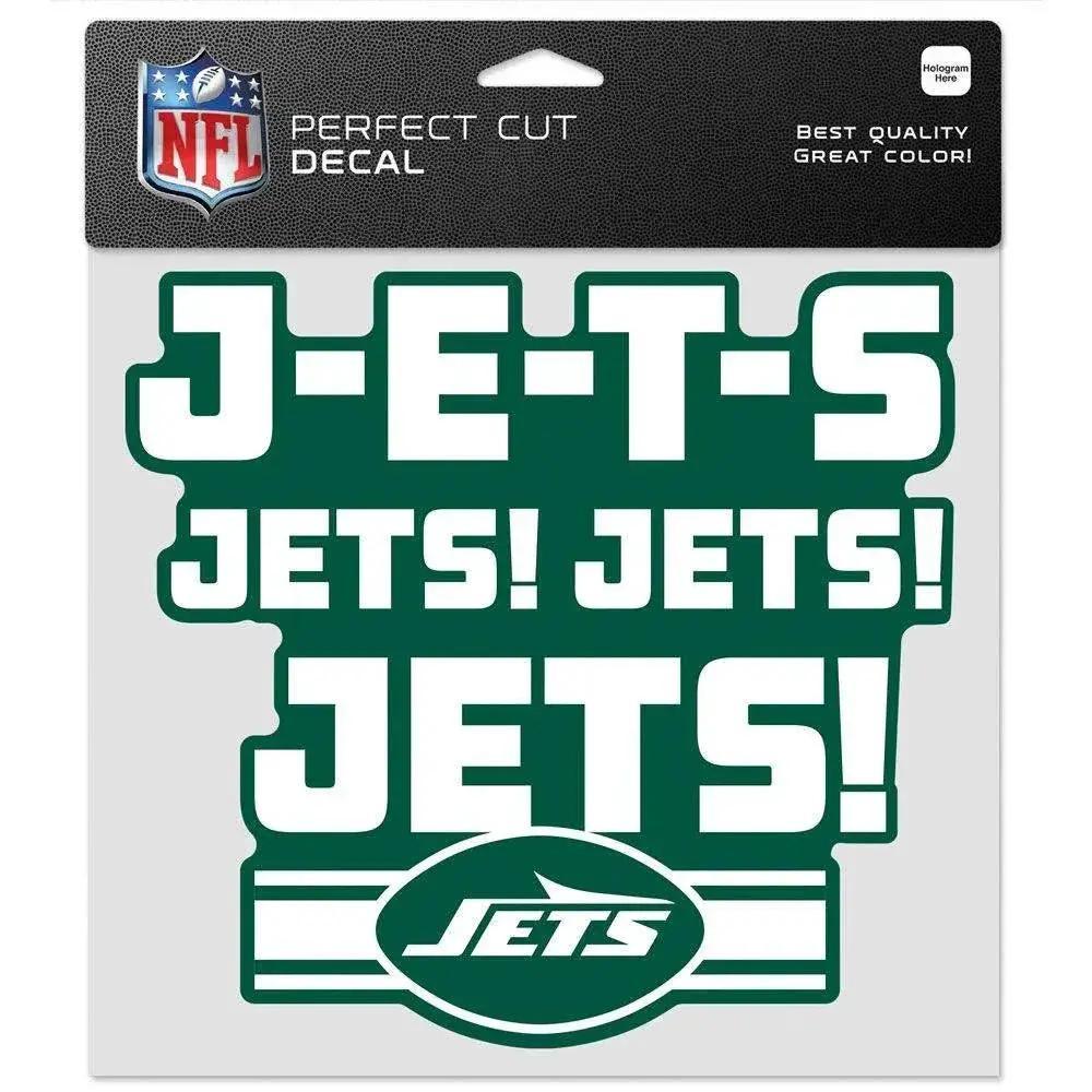  New York Jets 8x8 Perfect Cut Decal Color Slogan Vinyl -  ToylandEU™