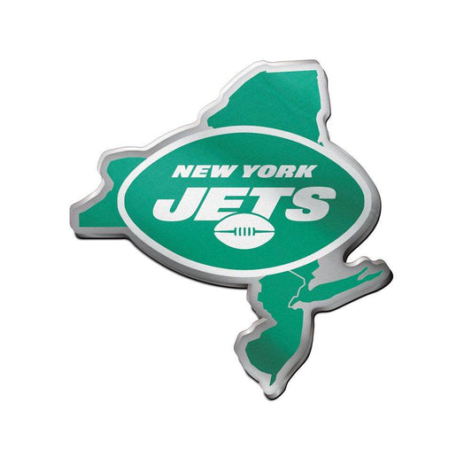 New York Jets Acrylic Auto Emblem State Shape Licensed - ToylandEU