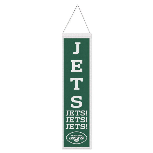 New York Jets Banner Wool 8x32 Heritage Slogan Design - ToylandEU