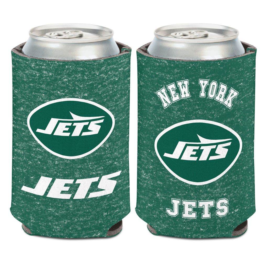 New York Jets Can Cooler Heathered 12 Oz Foam Sleeve - ToylandEU