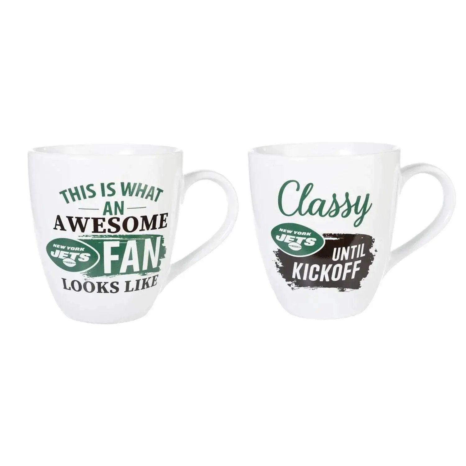 New York Jets Ceramic Coffee Mugs 17oz Two Piece Gift Box -  ToylandEU™