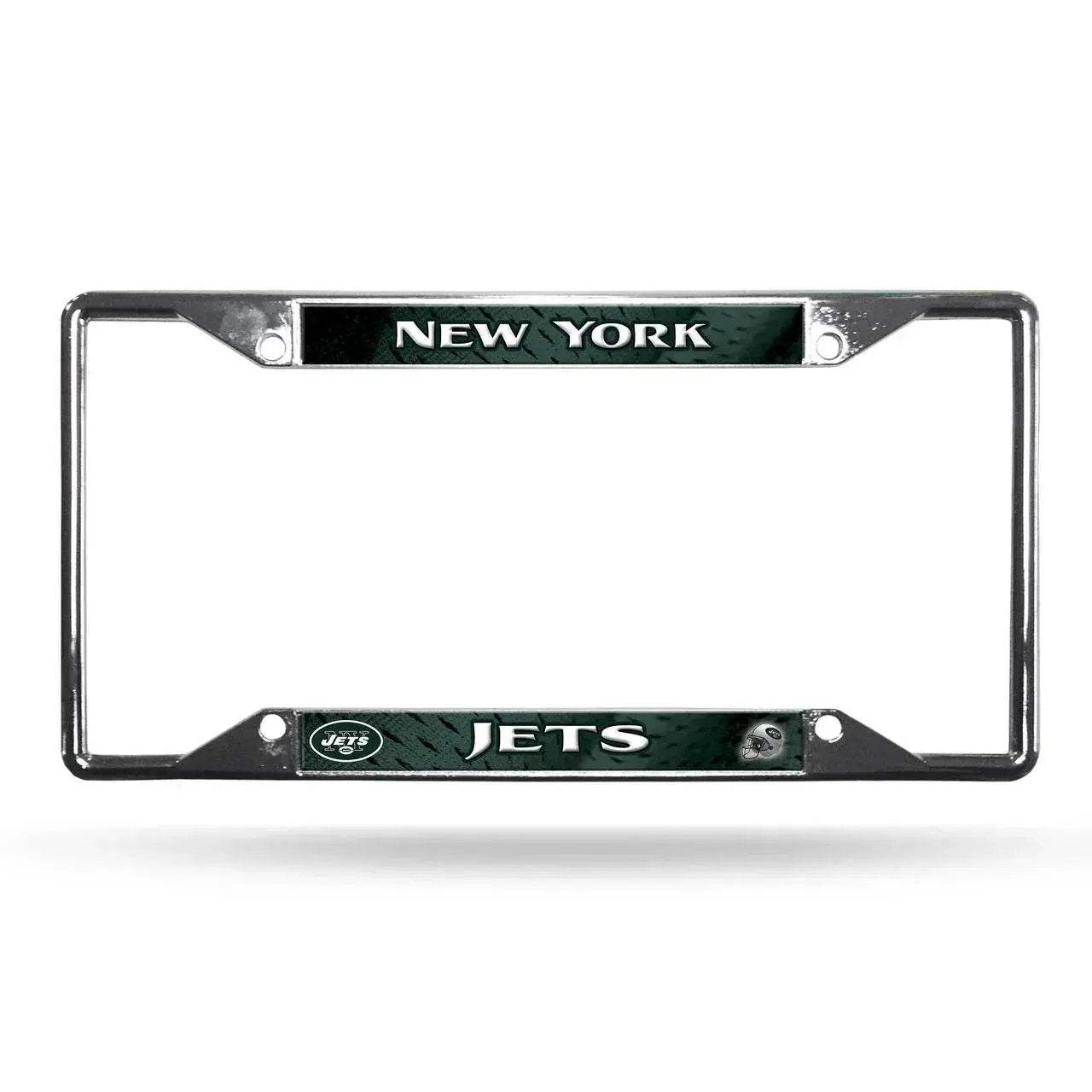  New York Jets Chrome License Plate Frame View Raised Logo -  ToylandEU™