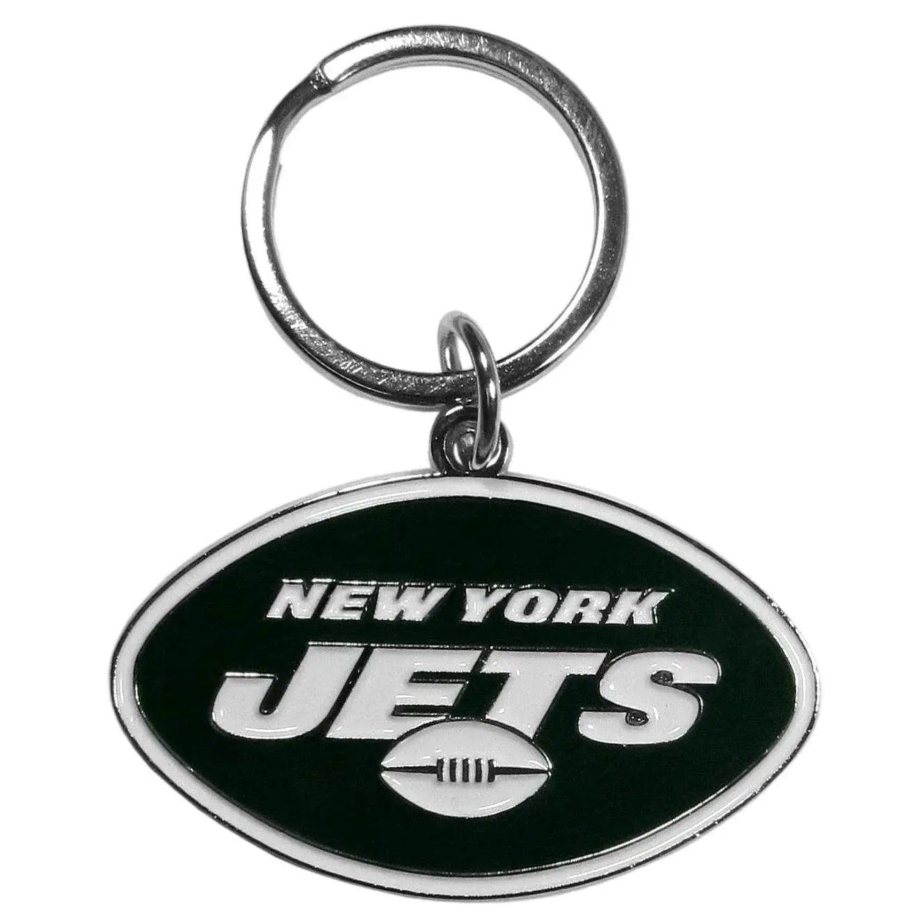  New York Jets Chrome Logo Cut Keychain -  ToylandEU™