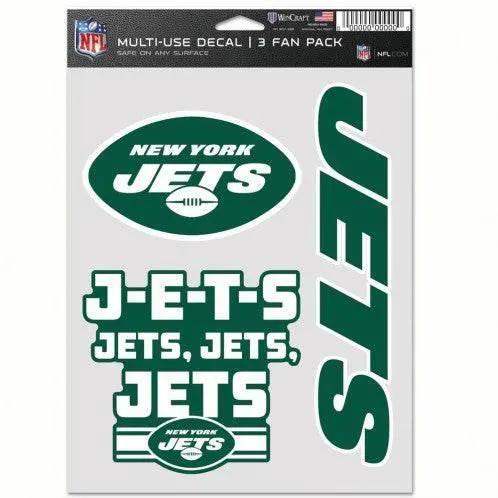  New York Jets Decal Set 3 Pack for Indoor and Outdoor Use -  ToylandEU™