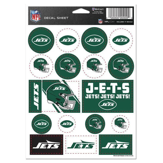  New York Jets Decal Sheet 5x7 Vinyl Sticker Pack Bundle -  ToylandEU™