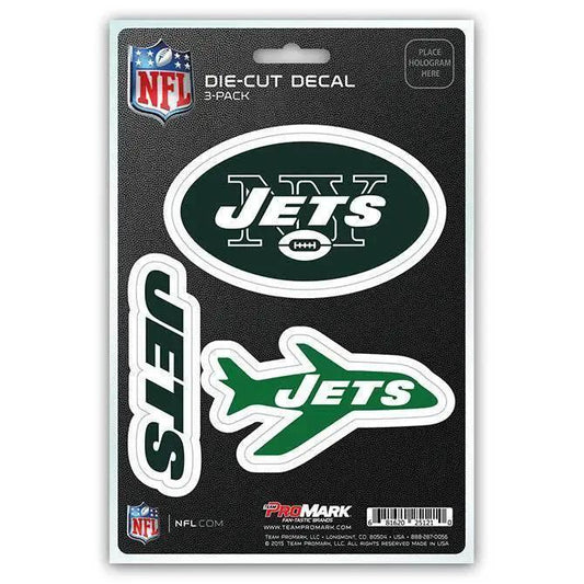  New York Jets Die Cut Decals 3 Pack Premium Vinyl Outdoor -  ToylandEU™