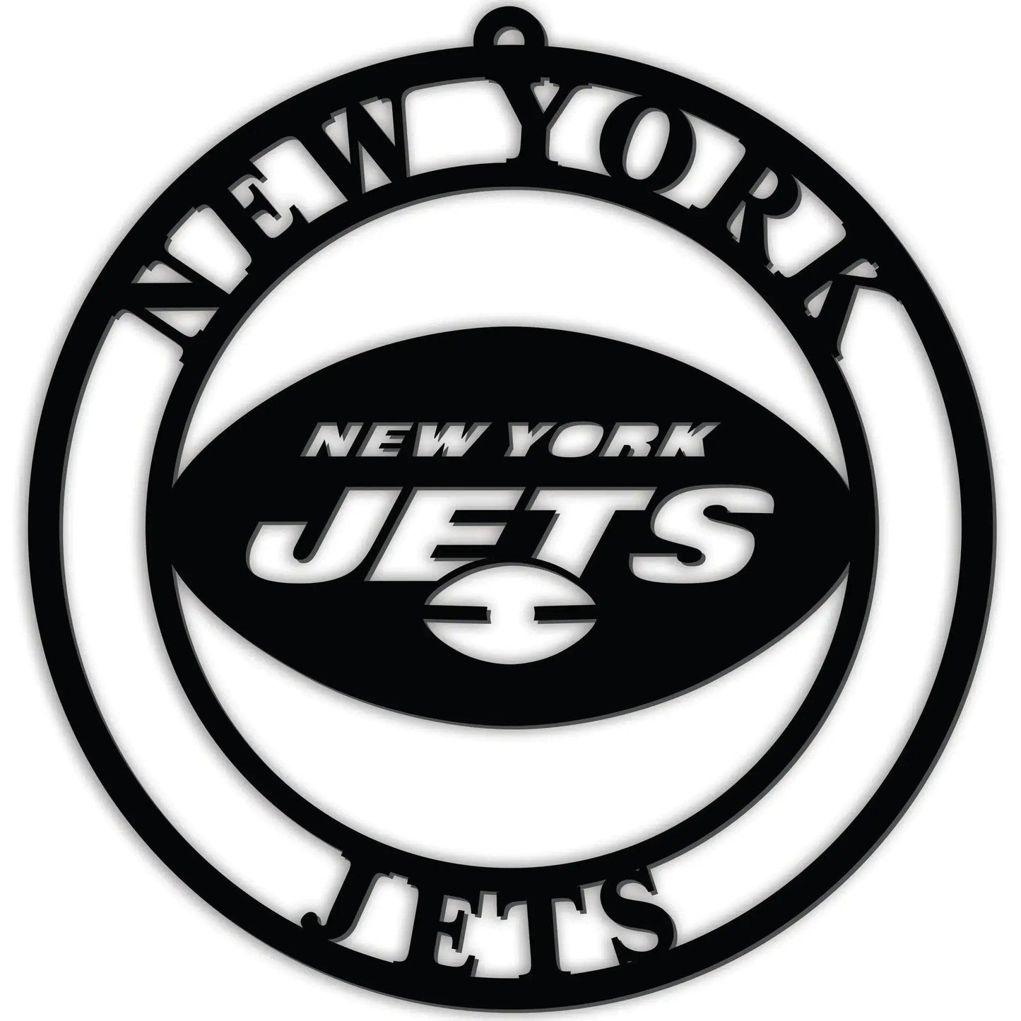  New York Jets Door Sign Hanger 16 Inch Black PVC Finish -  ToylandEU™