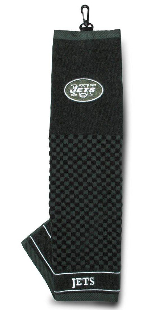 New York Jets Embroidered Golf Towel 16 By 22 Inch - ToylandEU