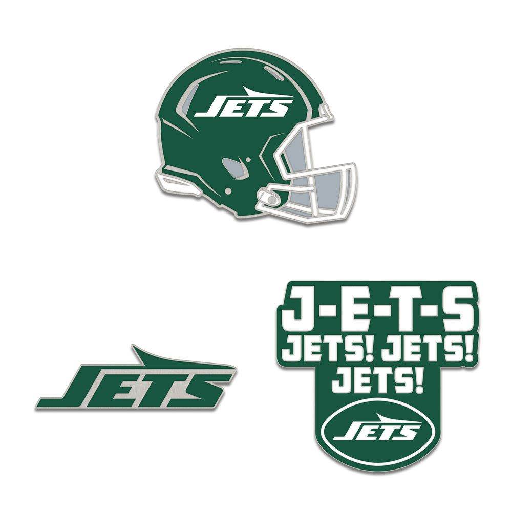 New York Jets Enamel Pin Set Three Piece Collectible - ToylandEU