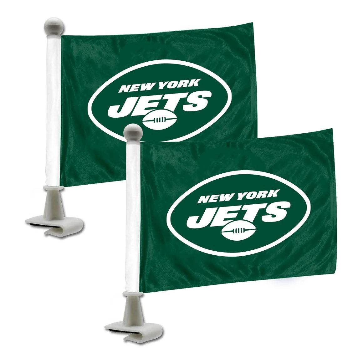 New York Jets Flag Set Ambassador Style 2 Piece Flag Kit - ToylandEU