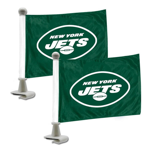 New York Jets Flag Set Ambassador Style 2 Piece Flag Kit - ToylandEU