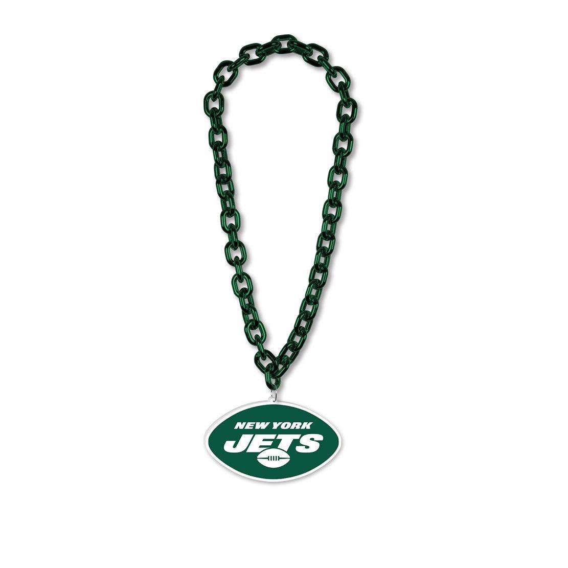 New York Jets Foam Logo Necklace on 38 Inch Chain Official - ToylandEU