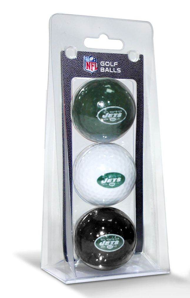 New York Jets Golf Balls 3 Pack Team Golf Logo Print - ToylandEU