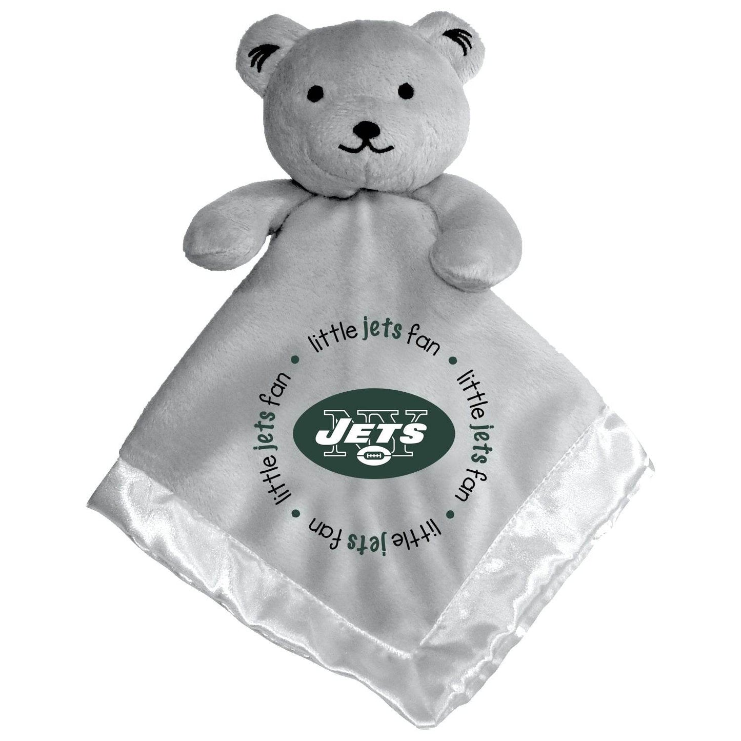 New York Jets Gray Security Bear Plush With Satin Backing - ToylandEU