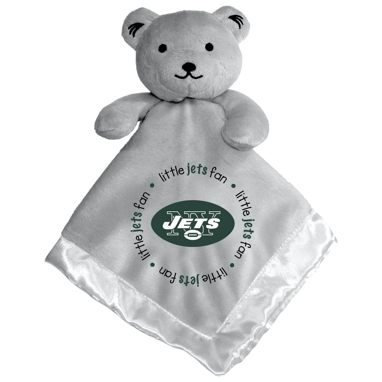 New York Jets Gray Security Bear Plush With Satin Backing - ToylandEU