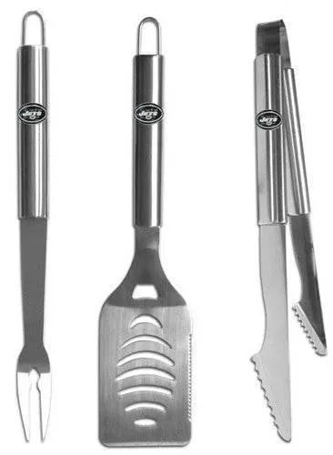  New York Jets Grilling BBQ 3 Piece Utensil Set For Fans -  ToylandEU™