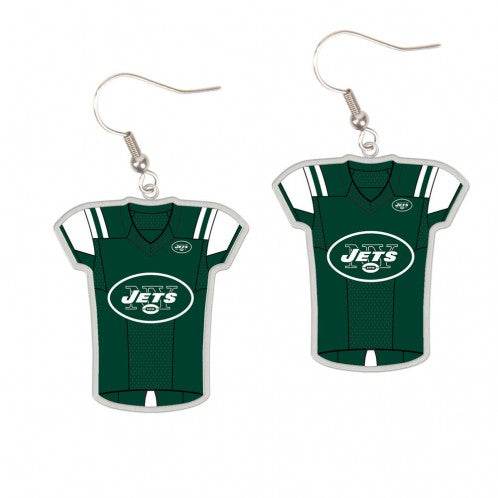 New York Jets Jersey Style Earrings Officially Licensed - ToylandEU