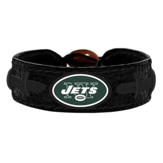  New York Jets Leather Bracelet Team Color Black Football -  ToylandEU™