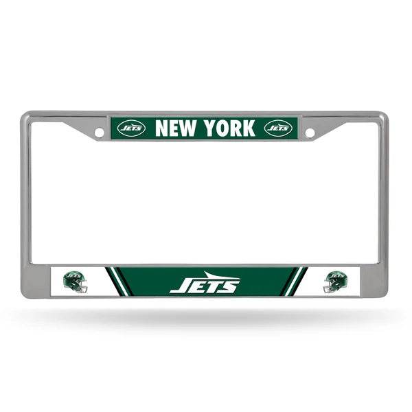 New York Jets License Plate Frame Chrome Print Insert 2024 - ToylandEU
