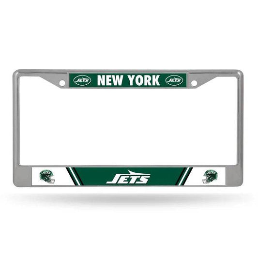 New York Jets License Plate Frame Chrome Print Insert 2024 - ToylandEU