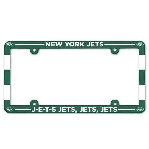  New York Jets License Plate Frame Plastic Full Color Style -  ToylandEU™