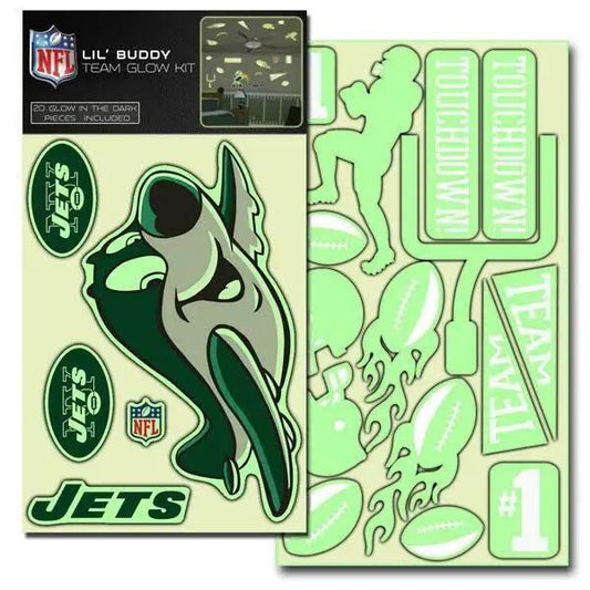  New York Jets Lil Buddy Glow In The Dark Decal Kit Set -  ToylandEU™