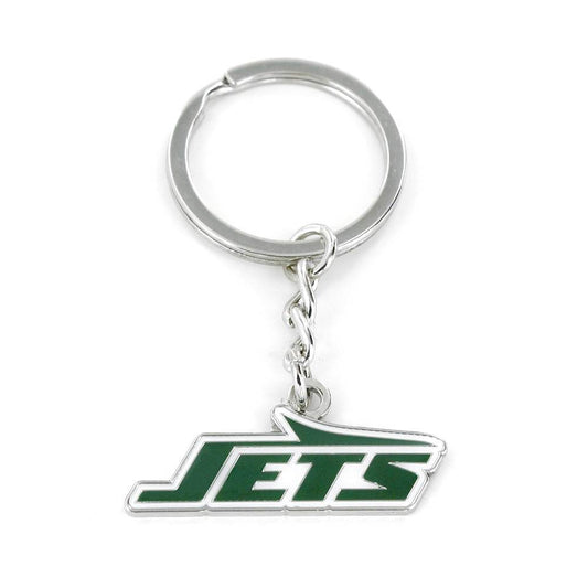 New York Jets Logo Keychain Durable Metal Split Ring - ToylandEU