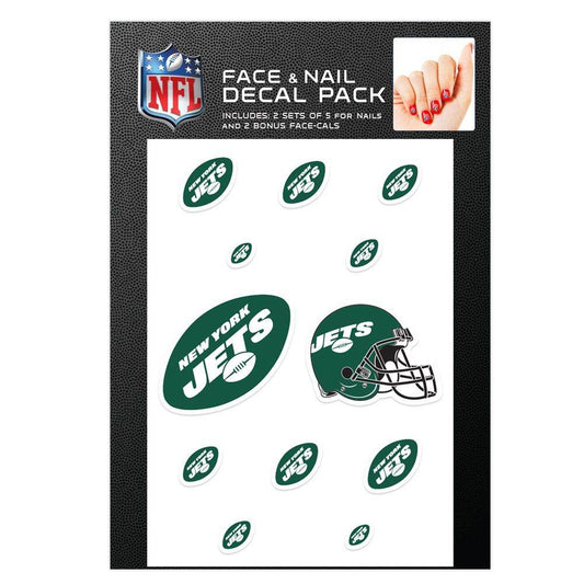 New York Jets Nail Cals And Face Cals Waterless Decals - ToylandEU