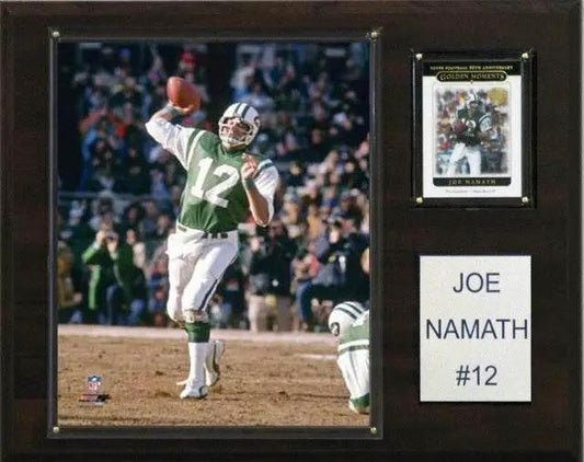  New York Jets Plaque 12x15 Joe Namath Design Collectible -  ToylandEU™