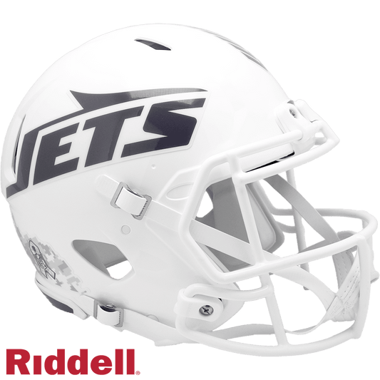 New York Jets Salute To Service Riddell Helmet 2024 - ToylandEU