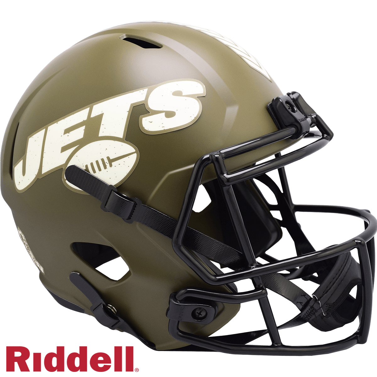 New York Jets Salute To Service Riddell Replica Helmet 2022 - ToylandEU