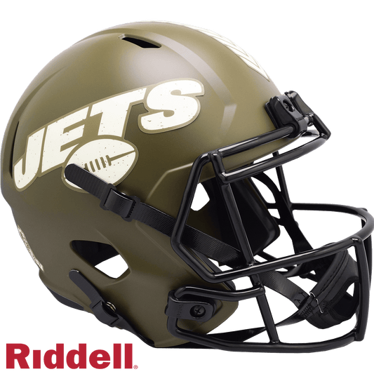 New York Jets Salute To Service Riddell Replica Helmet 2022 - ToylandEU