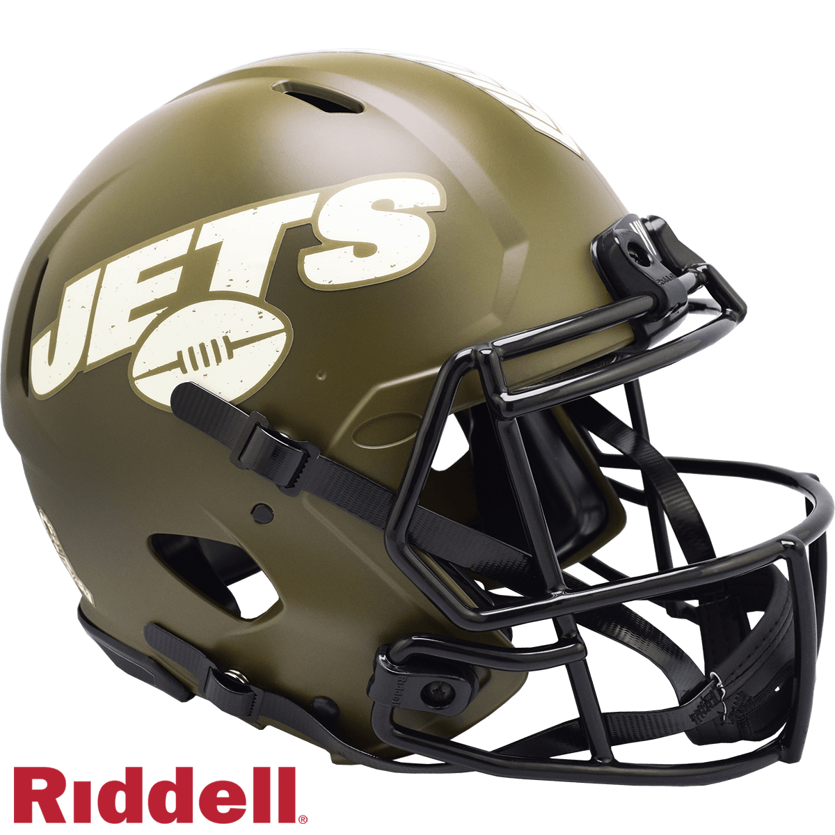 New York Jets Salute To Service Riddell Speed Helmet 2022 - ToylandEU