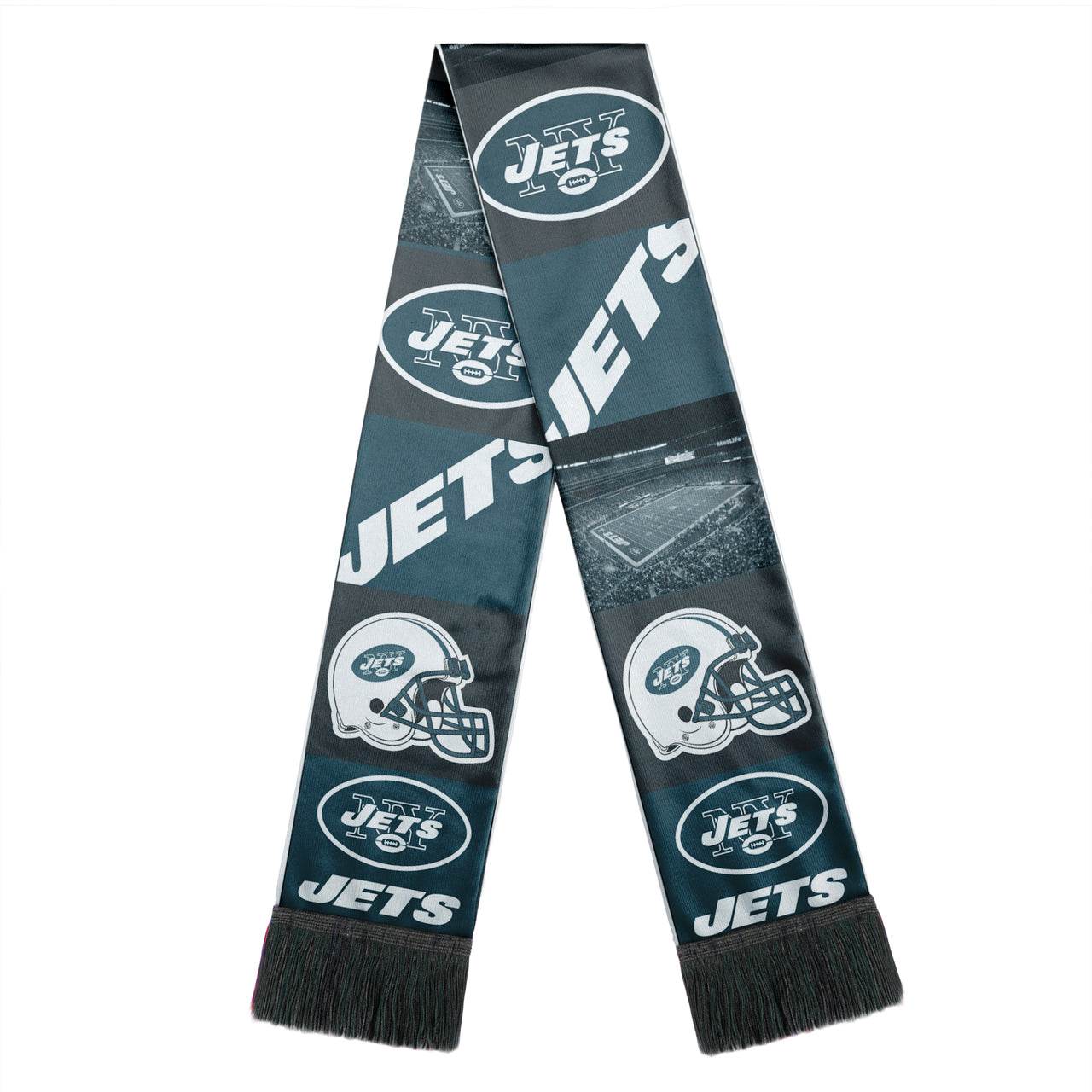 New York Jets Scarf Printed Bar Design Forever Collectibles - ToylandEU