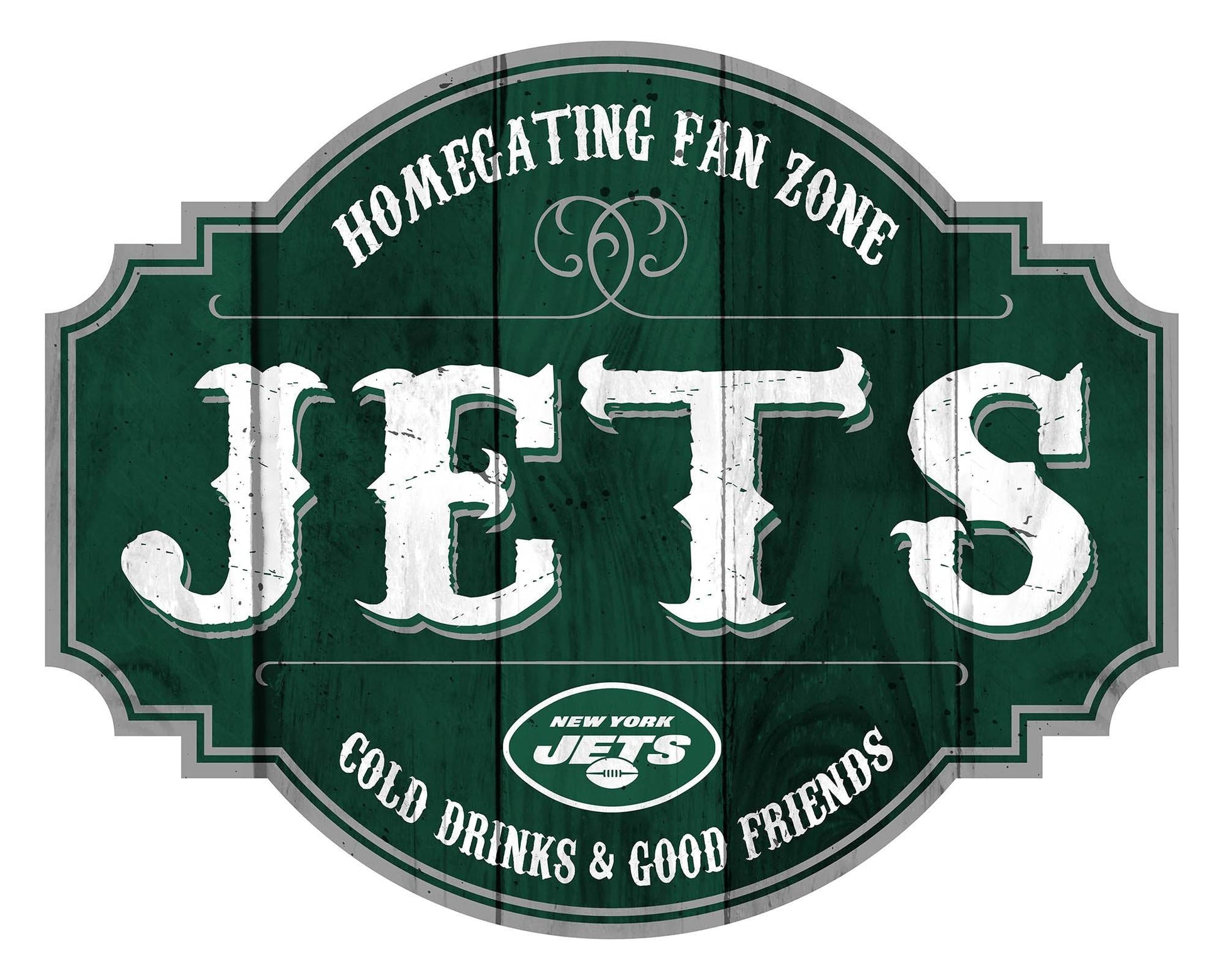 New York Jets Sign Wood 12 Inch Homegating Tavern Decor - ToylandEU
