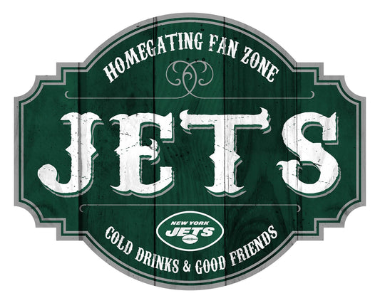New York Jets Sign Wood 12 Inch Homegating Tavern Decor - ToylandEU