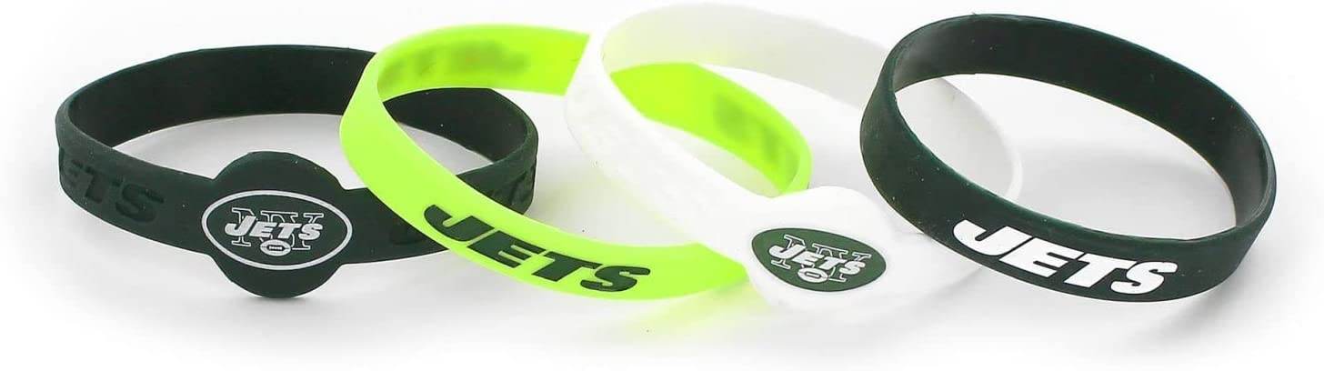 New York Jets Silicone Bracelets 4 Pack Officially Licensed - ToylandEU