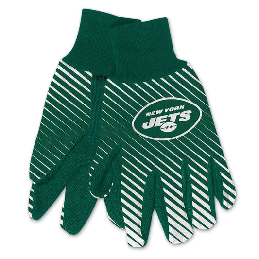New York Jets Two Tone Gloves Adult Size Winter Warmth - ToylandEU