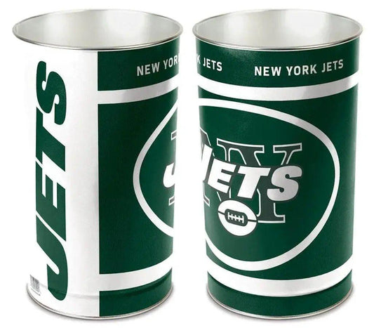  New York Jets Wastebasket 15 Inch Metal Trash Can Team -  ToylandEU™