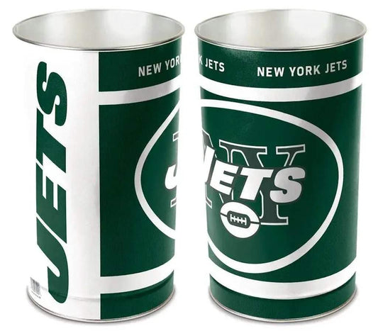  New York Jets Wastebasket 15 Inch Metal Trash Can Team -  ToylandEU™