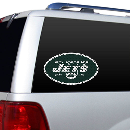 New York Jets Window Film 12 Inch Die Cut Decal Vinyl - ToylandEU