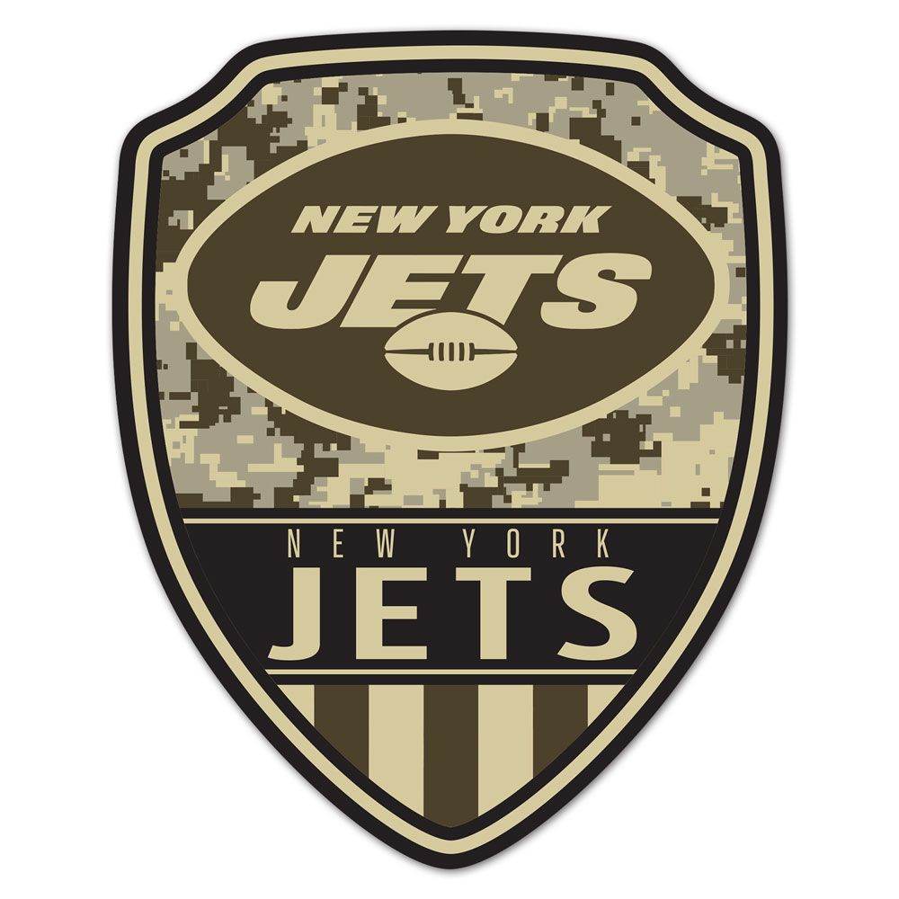 New York Jets Wood Shield Sign 11x17 Indoor Decor Piece - ToylandEU