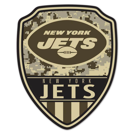 New York Jets Wood Shield Sign 11x17 Indoor Decor Piece - ToylandEU