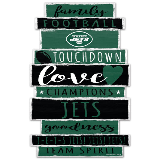 New York Jets Wood Sign 11x17 Family Word Decor Wall Art - ToylandEU