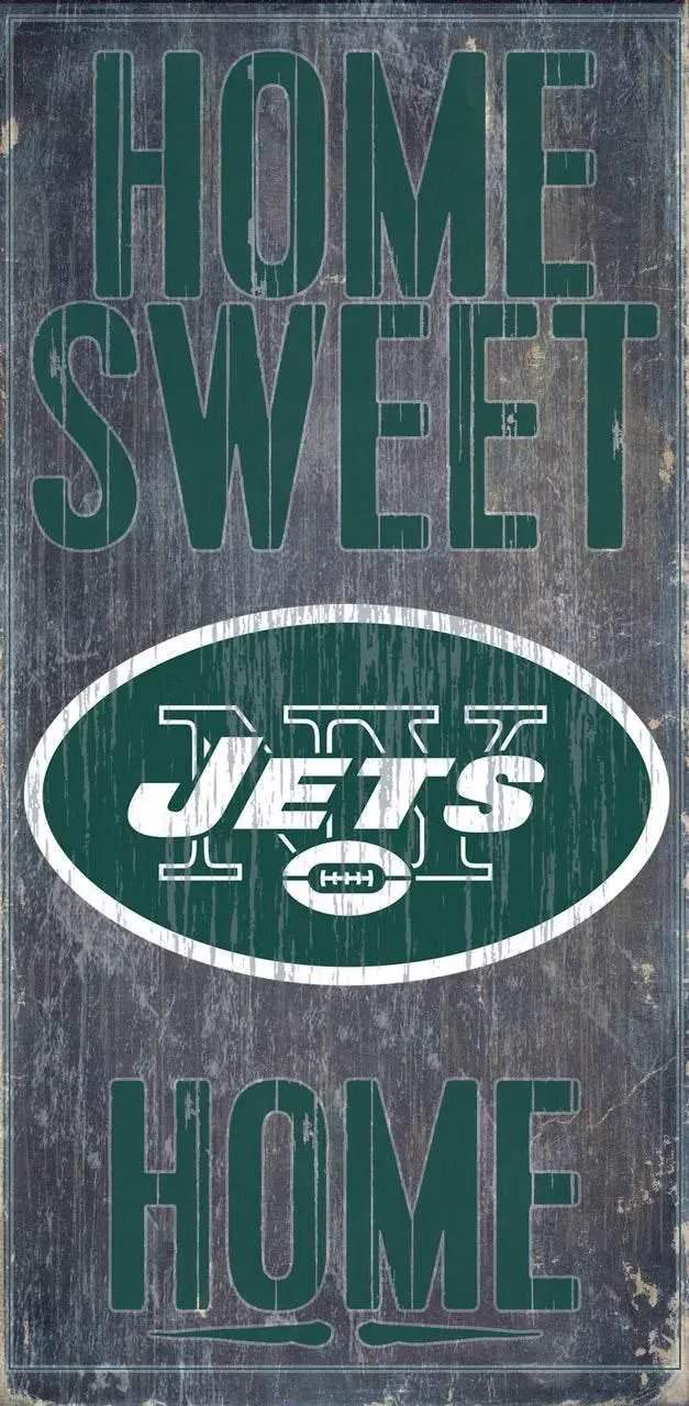  New York Jets Wood Sign Home Sweet Home 6x12 Inch Plaque -  ToylandEU™
