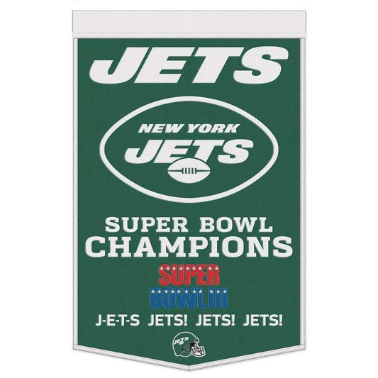  New York Jets Wool Banner 24x38 Dynasty Champ Design -  ToylandEU™