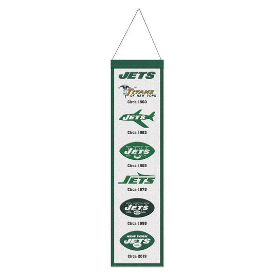  New York Jets Wool Banner 8x32 Heritage Evolution Design -  ToylandEU™